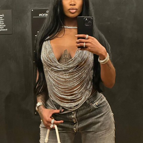 LINK UP CHAIN TOP